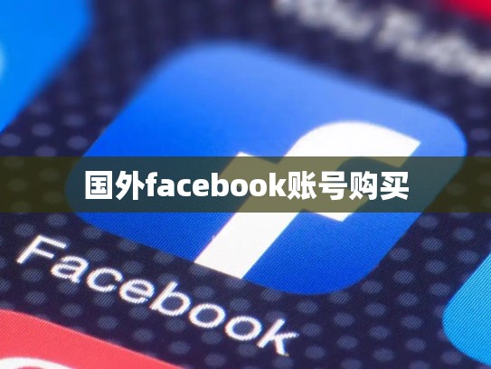 国外facebook账号购买