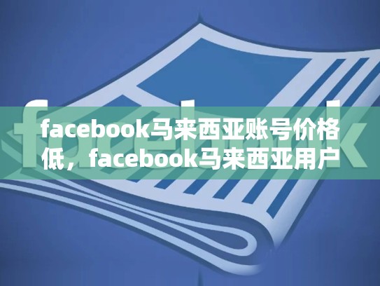 facebook马来西亚账号价格低，facebook马来西亚用户数量