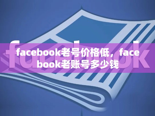 facebook老号价格低，facebook老账号多少钱
