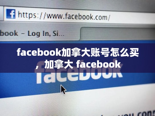 facebook加拿大账号怎么买，加拿大 facebook