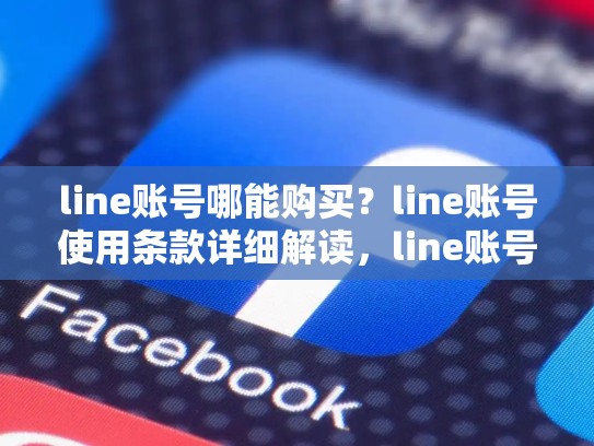 line账号哪能购买？line账号使用条款详细解读，line账号购买网站