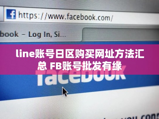 line账号日区购买网址方法汇总 FB账号批发有缘